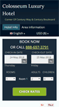 Mobile Screenshot of colosseumluxuryhotelcapetown.com